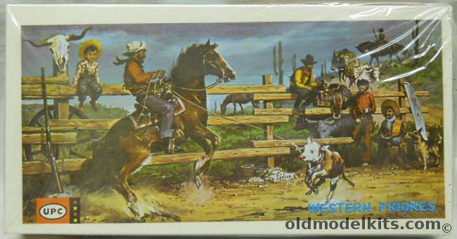 UPC 1/48 Western Figures - (ex-Miniature Masterpieces ex-Revell), 4014-100 plastic model kit